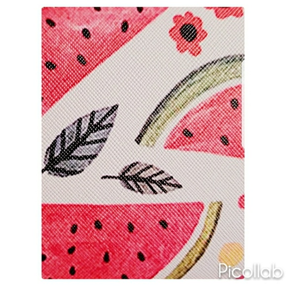 Watermelon Print Zipper Wallet - Picture 5 of 5